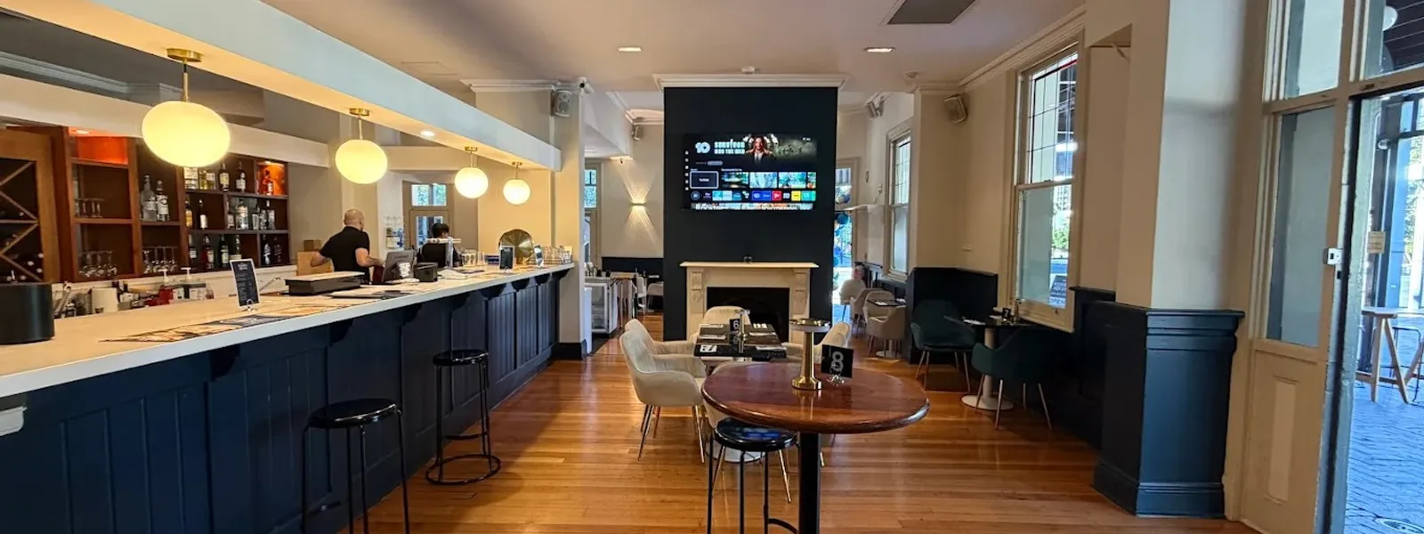 The Reserve Social bar and tables
